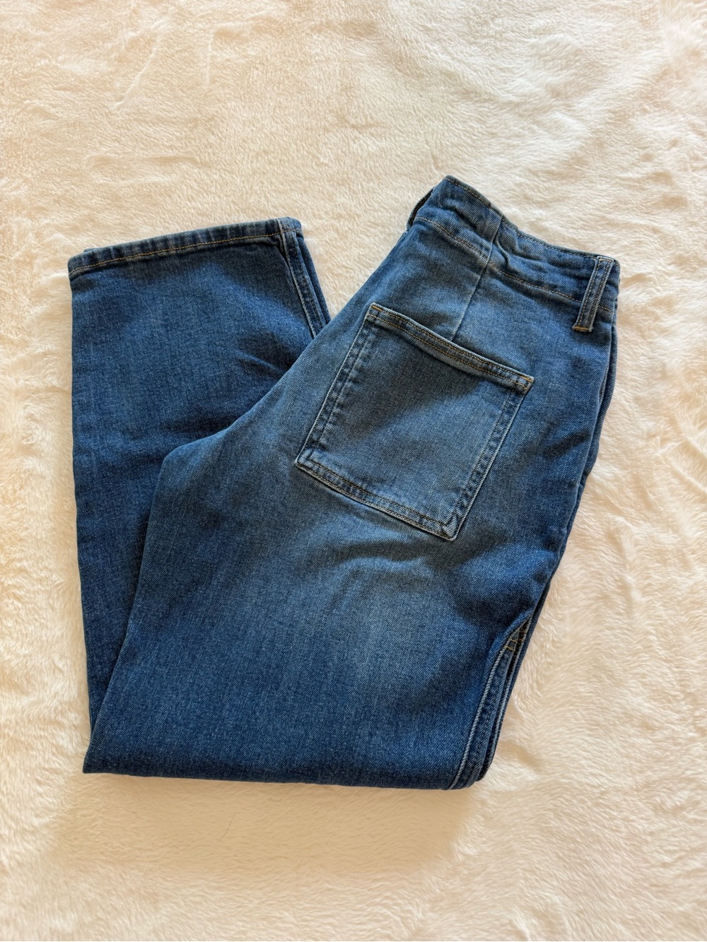 Old Navy Women's Dark Blue Flared Jeans